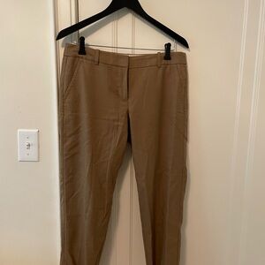 J. Crew Skimmer CityFit Trousers in Tan